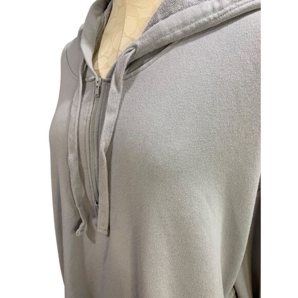 XXL Fabletics Womens 1/4 Zip Hoodie Sweatshirt Lavender Soft - Picture 4 of 8